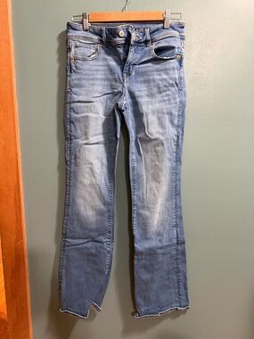 American Eagle Outfitters Light Blue Flare Jeans